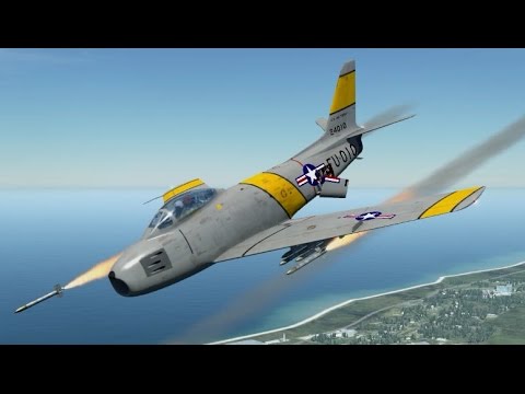 Видео: DCS World 1.5 | Гайд на F-86F | Применение оружия "воздух-земля"