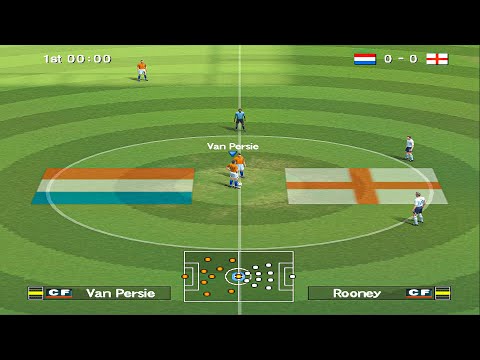 Видео: PES 6 — Нидерланды против Англии | PS2