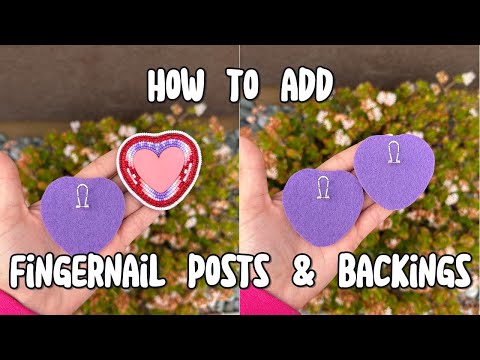 Видео: Как добавить штифты для ногтей и подложку к вышивке бисером