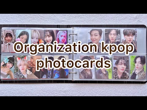 Видео: Организация карт BTS, i-dle, Dreamcatcher, Twice, A.C.E, LE SSERAFIM / Organization kpop photocard