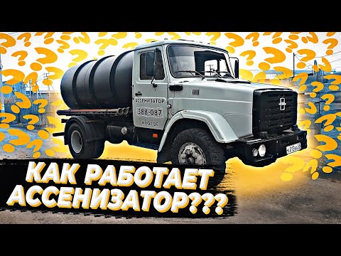 Видео: Ассенизатор. Откачка септиков и выгребных ям.