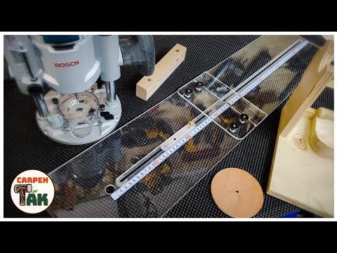 Видео: удивительный!! Многофункциональное приспособление для круговой резки маршрутизатора