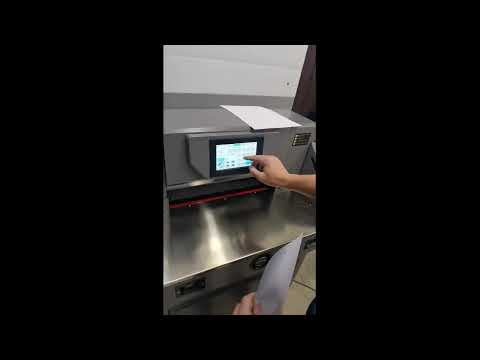 Видео: Резак электрический гильотинный Bulros 46EP