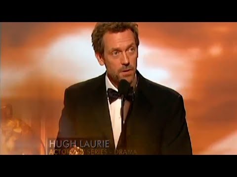 Видео: Речь Хью Лори на вручении ему Золотого Глобуса (Доктор Хаус).  Рус