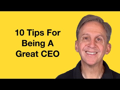 Видео: Как стать эффективным генеральным директором стартапа?