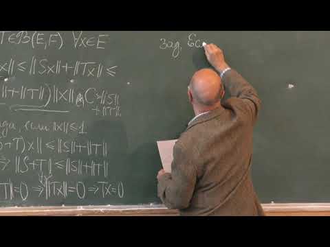 Видео: Хелемский А. Я. - Функциональный анализ. Часть 1 - Операторы, продолжение оператора