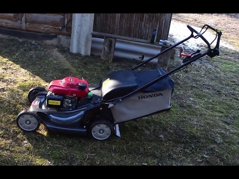 Видео: Газонокосилка HONDA HRX 537 C4 HYEA распаковка и мини тест-драйв