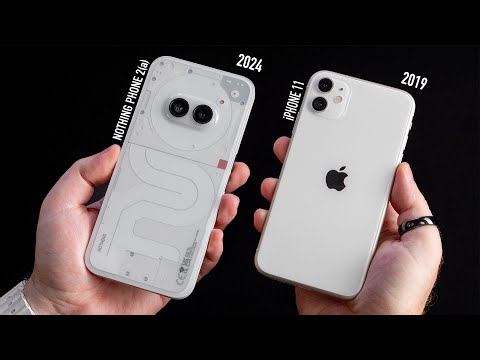 Видео: iPhone 11 vs. Nothing Phone 2(a). Старый iPhone против "среднего" Android'a. Кто кого?