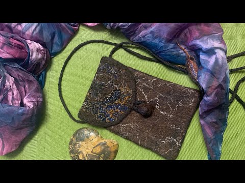 Видео: Часть-1. Валяние сумочки. Магия войлока. Студия “Olish-art”