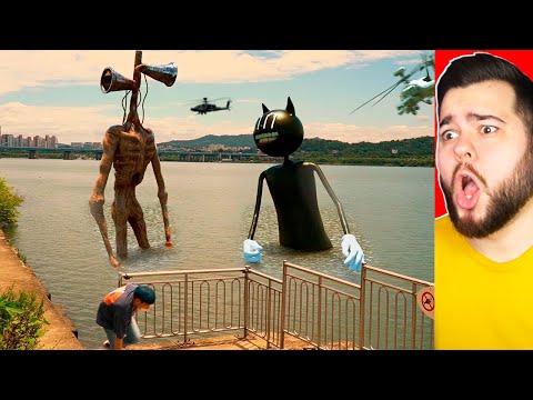 Видео: СИРЕНОГОЛОВЫЙ ПРОТИВ МУЛЬТЯШНОГО КОТА В РЕАЛЬНОЙ ЖИЗНИ!