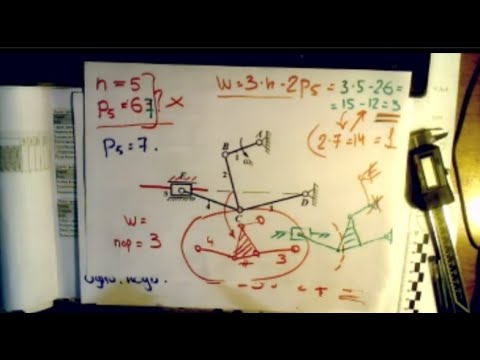 Видео: Ответы и пояснения к Лабораторной работе "СТРУКТУРНЫЙ И КИНЕМАТИЧЕСКИЙ АНАЛИЗ МЕХАНИЗМОВ"