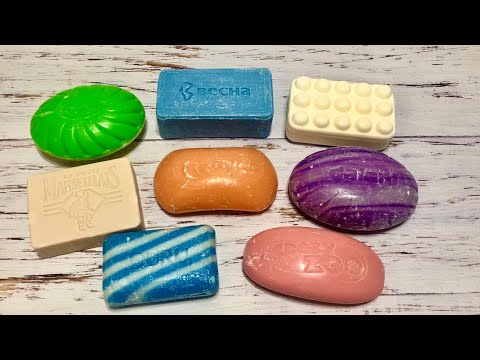 Видео: ASMR Soap/ cutting dry soap/ резка сухого мыла