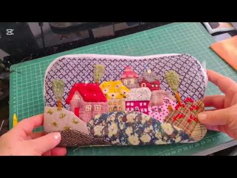 Видео: Как я это делаю.Аппликация+пошив косметички. Весь последовательный процесс от начала и до конца.