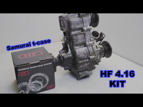 Видео: #jimny #samurai #sj413 Установка КИТа 4.16 в раздатку JA11