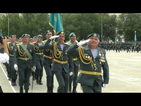 Видео: к 95-летию Воздушно Десантных Войск . гимн 35 гвардейской Десантно Штурмовой Бригады РК