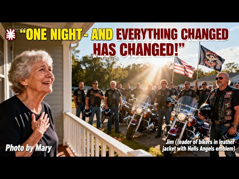 Видео: Одна ночь изменила всё: вдова спасла байкеров, а утром к ней приехала целая армия Hells Angels!