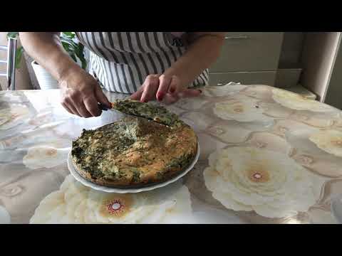 Видео: Заливной пирог с щавелем На сметане