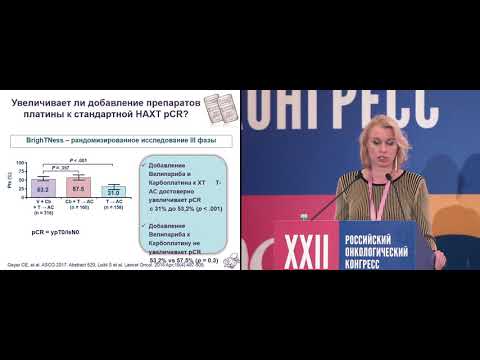 Видео: Нужны ли больным тройным негативным РМЖ препараты платины в неоадъюванте? ДА