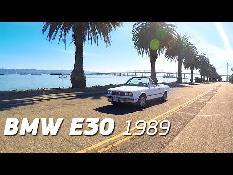 Видео: BMW E30 1989: рухлядь или легенда? Тест-драйв из Калифорнии