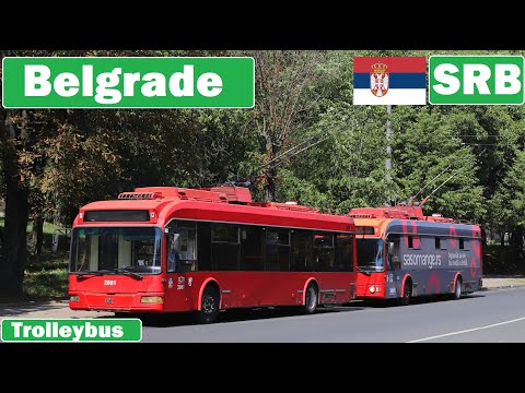 Видео: 🇷🇸 BELGRADE TROLLEYBUS/ Београдски тролејбус 2021【4K】