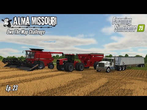 Видео: Наш самый большой урожай пшеницы! — Альма, Миссури, OTM, эпизод 23 | Farming Simulator 25