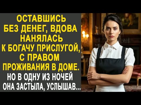 Видео: Оставшись без средств, вдова нанялась к богачу прислугой. Но в одну из ночей, она застыла, услышав.