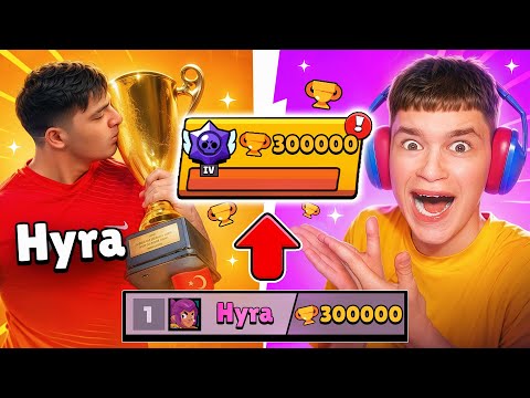 Видео: ЧТОО😱 ХУРА БУДЕТ ПУШИТЬ 300К КУБКОВ В БРАВЛ СТАРС 🏆