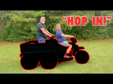 Видео: Мы нашли редкий трактор: 5-колесный Deere!!