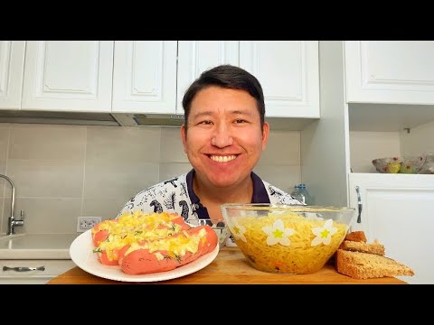 Видео: МУКБАНГ ОТКРЫЛ МАГАЗИН 🎉 ФАРШИРОВАННЫЕ САРДЕЛЬКИ С СЫРОМ ДОШИРАК mukbang не АСМР