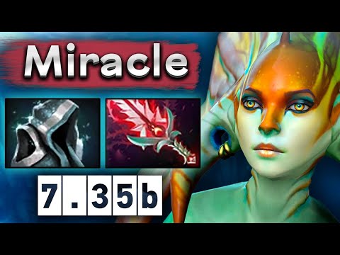 Видео: Миракл на Наге против магического урона! - Miracle Naga Siren 7.35 DOTA 2