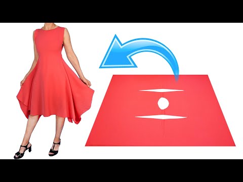Видео: Самый быстрый способ раскроить и сшить летнее платье за 5 минут для начинающих!