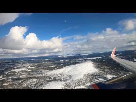 Видео: Посадка в Мурманске в 4К 26.04.2021