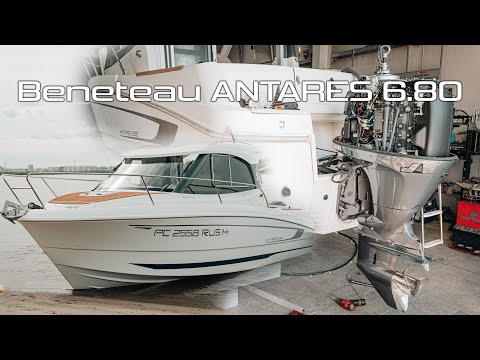 Видео: Beneteau ANTARES 6.80 + YAMAHA F175 ОБЗОР [ S MOTORS ]