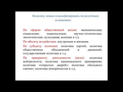 Видео: Политология_Лекция 3