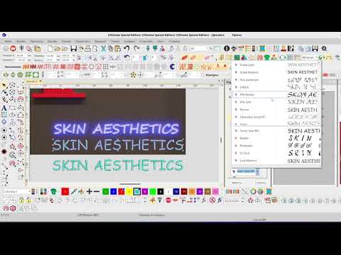 Видео: Подбор шрифта в Wilcom e4.2 / Font Selection in Wilcom e4.2
