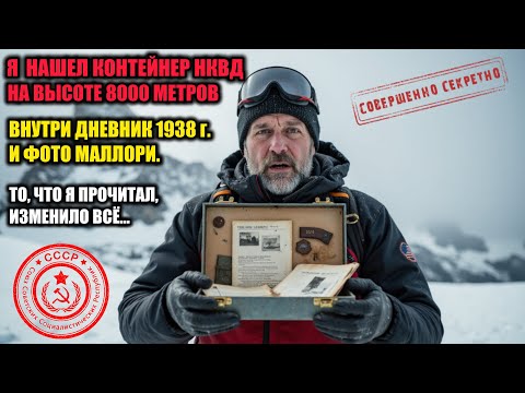 Видео: Я нашёл контейнер НКВД на Эвересте | Внутри был дневник капитана Волкова и Маллори 1938