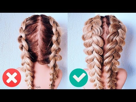 Видео: ФРАНЦУЗСКИЕ КОСЫ НАОБОРОТ. Прическа на Последний Звонок. How To: Double Dutch Braid | Hair Tutorial