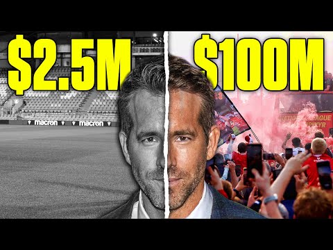 Видео: Как Райан Рейнольдс превратил «Рексем» в футбольный клуб стоимостью 100 миллионов долларов