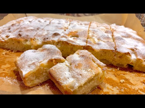 Видео: Ябълков сладкиш -нежен, вкусен и много лесен / Яблочный пирог- вкусный, нежный и очень простой