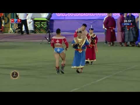 Видео: Улсын харцага Б.Орхонбаяр - Улсын арслан Ц.Содномдорж