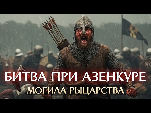 Видео: ЧУДО В ГРЯЗИ: Как горстка лучников УНИЧТОЖИЛА цвет рыцарства Франции.