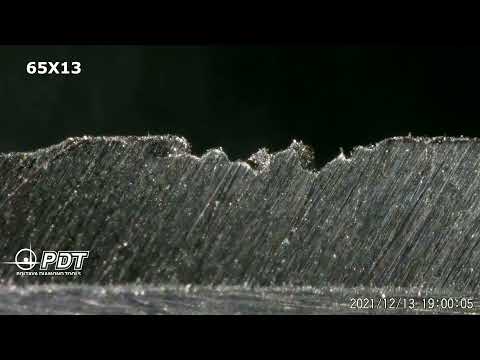 Видео: Заточка ножа  65Х13 микросъемка РК