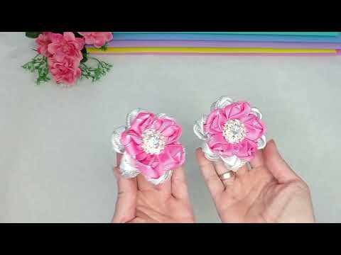 Видео: DIY 🎀 Красивые бантики из атласа и репсовой ленты 2,5 см/ Делаем именно так