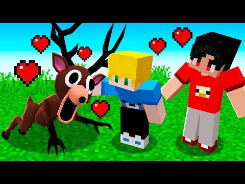 Видео: КАСС УСЫНОВИЛ ОЛЕНЯ из «99 Ночей в Лесу» в Minecraft!