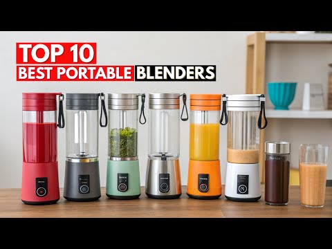 Видео: 10 лучших портативных блендеров для смузи, занятий в спортзале и путешествий (руководство 2026 года)
