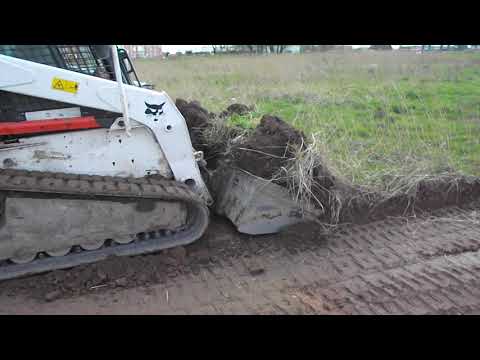 Видео: Подготовка участка 🚜 Гусеничный Бобкэт за работой  - Спецтехника39