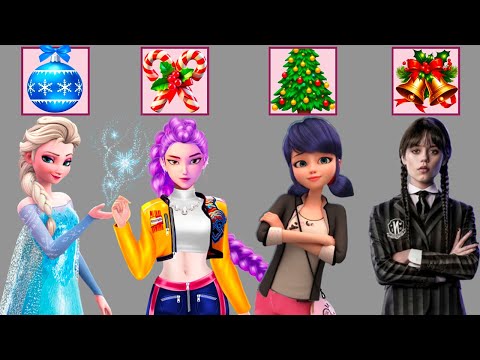 Видео: Эпическое сияние! Рождественские королевы превращаются в героев мультфильмов | Руми, Эльза, Леди ...