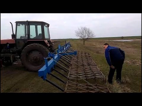 Видео: Боронование по всходам подсолнечника Эффективно
