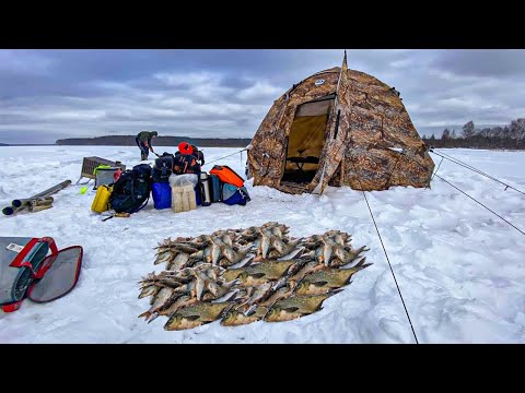 Видео: ЗАБРАЛИСЬ В САМЫЕ ДЕБРИ. ПЕРВАЯ ВЫЛАЗКА НА МОТОБУКСЕ. ЖИВЕМ НА ЛЬДУ С ПЕЧКОЙ. РЫБАЛКА С НОЧЕВКОЙ.