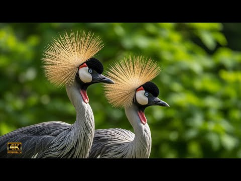 Видео: Bird World 4K — Редкие птицы зелёного леса | Расслабляющий фильм о пейзажах